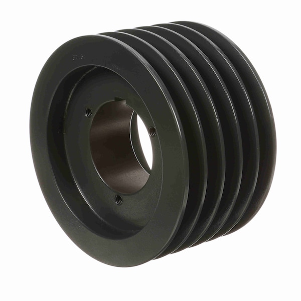 5 Groove Cast Iron Bushed Bore Multiple Sheave, 5TB68